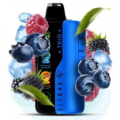 Одноразовая Pod-система Elf Bar Trio 40000 Blue Razz Ice