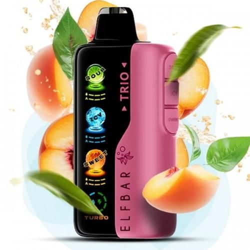 Одноразовая Pod-система Elf Bar Trio 40000 Peach Twist