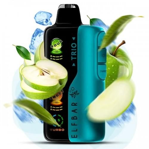 Одноразовая Pod-система Elf Bar Trio 40000 Sour Apple Ice
