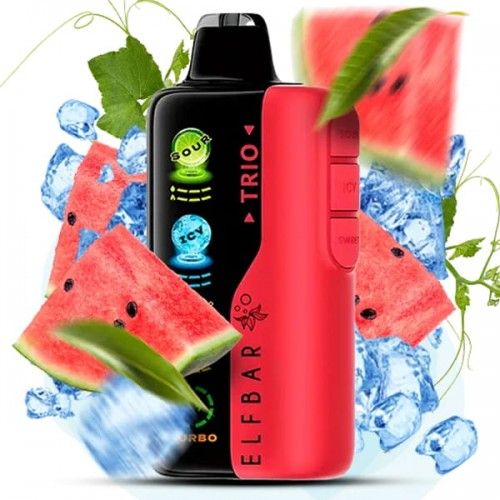 Одноразовая Pod-система Elf Bar Trio 40000 Watermelon Ice