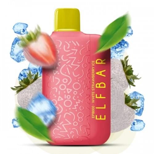 Одноразовая Pod-система Elf Bar EP8000 White Strawberry Ice