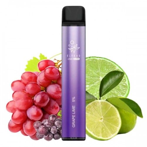 Одноразовая Pod-система Elf Bar Ultra 1500 Grape Lime