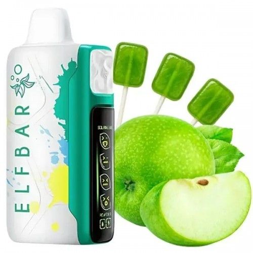 Одноразовая Pod-система Elf Bar Sour King 30000 Sour Apple Candy