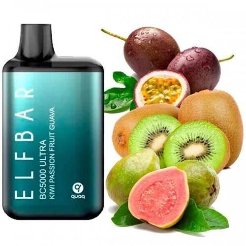 Одноразовая Pod-система Elf Bar BC5000 Ultra Kiwi Passion Fruit Guava