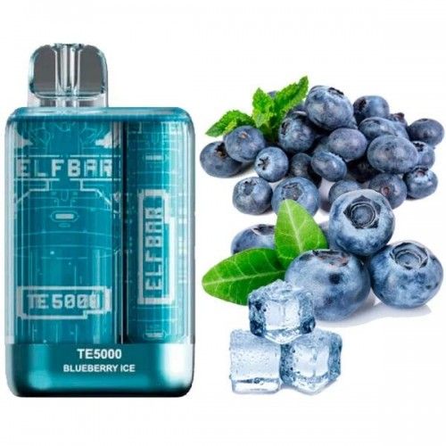 Одноразовая Pod-система Elf Bar TE5000 Blueberry Ice