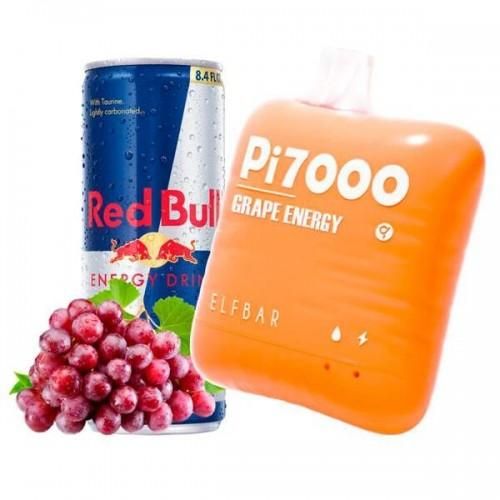 Одноразовая Pod-система Elf Bar Pi7000 Grape Energy