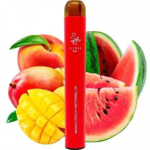 Одноразовая Pod-система Elf Bar 800 Mango Peach Watermelon с фильтром