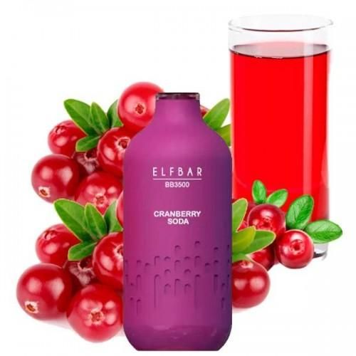 Одноразовая Pod-система Elf Bar BB3500 Cranberry Soda