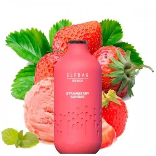 Одноразовая Pod-система Elf Bar BB3500 Strawberry Sundae