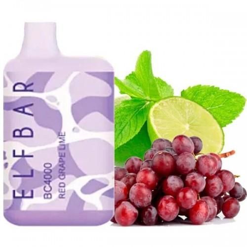 Одноразовая Pod-система Elf Bar BC4000 Red Grape Lime