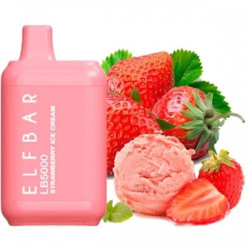 Одноразовая Pod-система Elf Bar LB5000 Strawberry Ice Cream