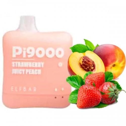 Одноразовая Pod-система Elf Bar Pi9000 Strawberry Juicy Peach