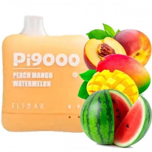 Одноразовая Pod-система Elf Bar Pi9000 Peach Mango Watermelon