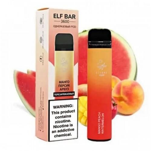 Одноразовая Pod-система Elf Bar 3600 Mango Peach Watermelon