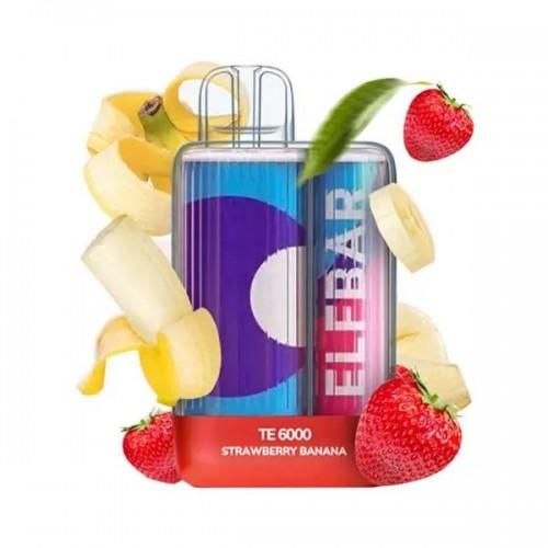 Одноразовая Pod-система Elf Bar TE6000 Strawberry Banana