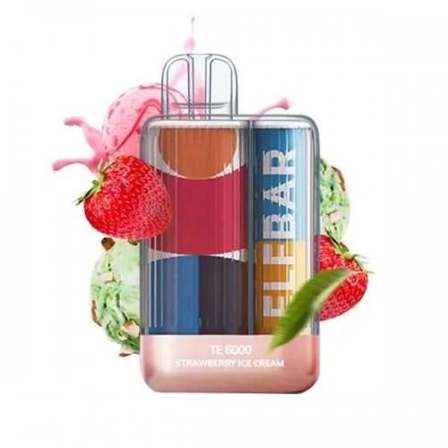 Одноразовая Pod-система Elf Bar TE6000 Strawberry Ice Cream