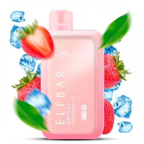 Одноразовая Pod-система Elf Bar RAYA D1 13000 Strawberry Ice