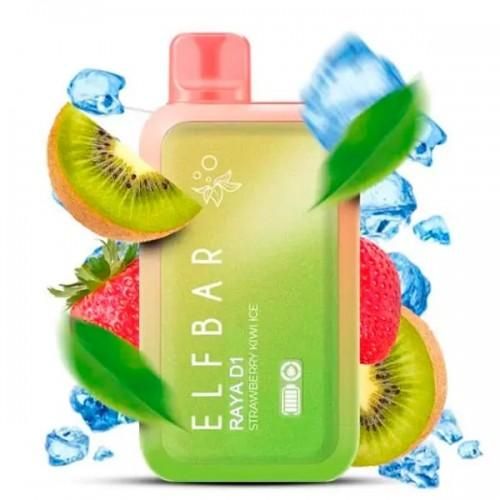 Одноразовая Pod-система Elf Bar RAYA D1 13000 Strawberry Kiwi Ice