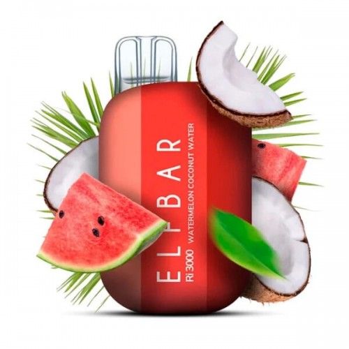Одноразовая Pod-система Elf Bar Ri3000 Watermelon Coconut Water