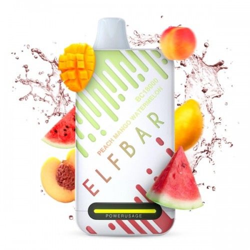 Одноразовая Pod-система Elf Bar BC 18000 Peach Mango Watermelon