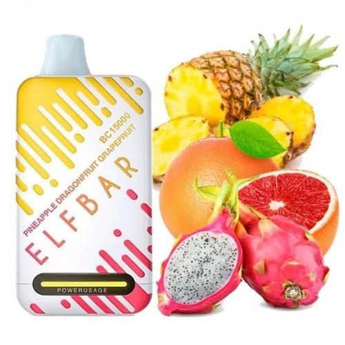 Одноразовая Pod-система Elf Bar BC 15000 Pineapple Dragonfruit Grapefruit