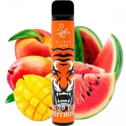 Одноразовая Pod-система Elf Bar 1500 Lux Mango Peach Watermelon