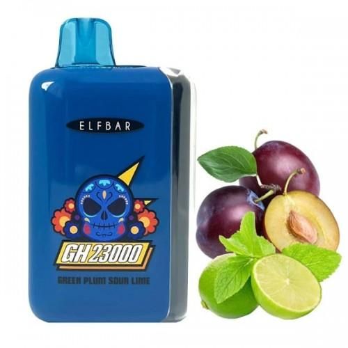 Одноразовая Pod-система Elf Bar GH 23000 Green Plum Sour Lime