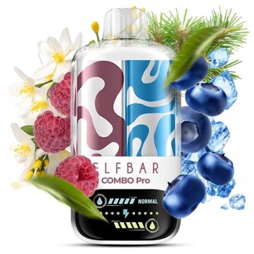 Одноразовая Pod-система Elf Bar Combo Pro 30000 Jasmine Raspberry & Blueberry Ice