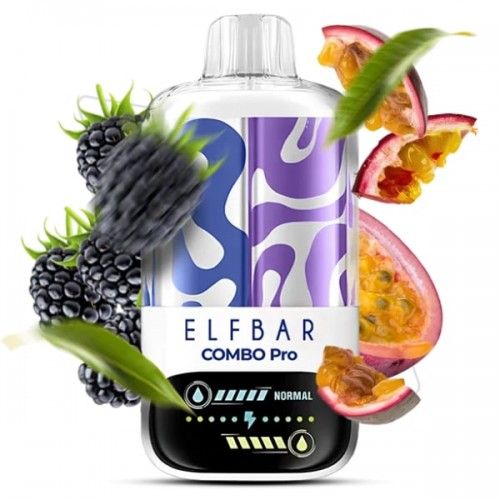 Одноразовая Pod-система Elf Bar Combo Pro 30000 Blackberry & Passionfruit